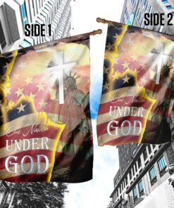 one nation under god america flag 8945