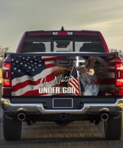 One Nation Under God America Truck Tailgate Decal Sticker Wrap