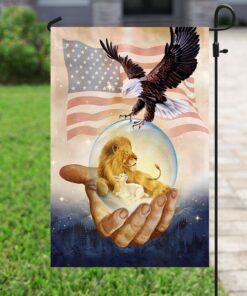 one nation under god american eagle jesus flag 5449