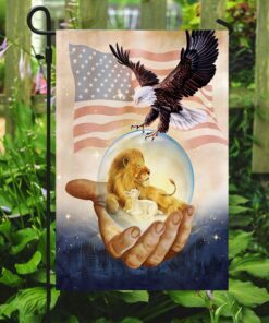 one nation under god american eagle jesus flag 5522