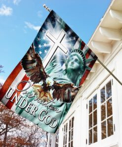 one nation under god american flag 1334