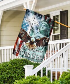 one nation under god american flag 1675