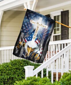 one nation under god american flag 7724