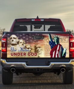 One Nation Under God American Pride Truck Tailgate Decal Sticker Wrap DDH2632TDv1