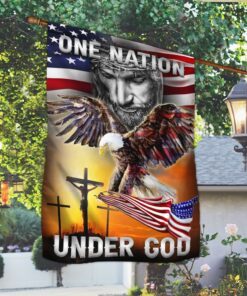 One Nation Under God American US Flag TPT61F