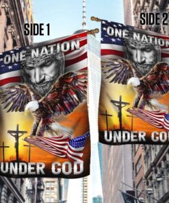 one nation under god american us flag tpt61f 2380