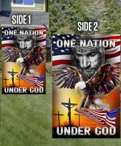 one nation under god american us flag tpt61f 3862