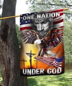 one nation under god american us flag tpt61f 5943