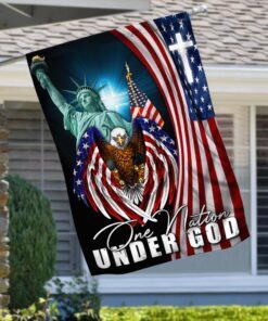 One Nation Under God Eagle Jesus Christ MLN51F