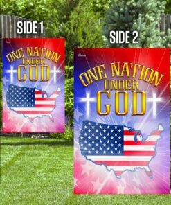 one nation under god love american flag 2952