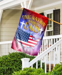 one nation under god love american flag 4547