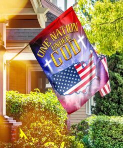 One Nation Under God Love American Flag