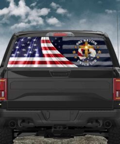 One Nation Under God Rear Window Decal LHA1065CD