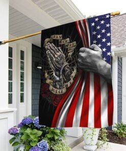 only god can judge me american flag trl1428f 2959