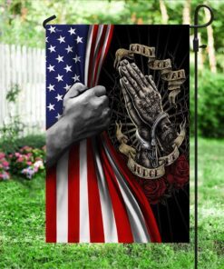 only god can judge me american flag trl1428f 4984