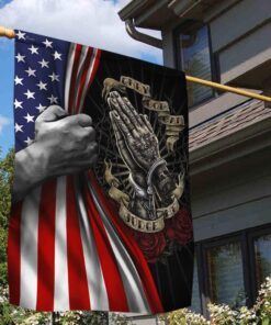 only god can judge me american flag trl1428f 6407