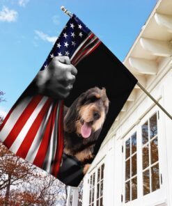 otterhound american us flag 2607