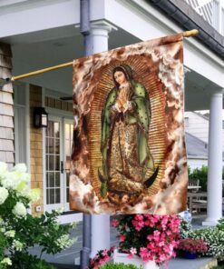 Our Lady of Guadalupe Clouds Flag