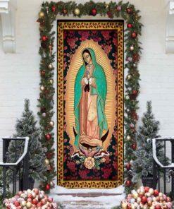 our lady of guadalupe door cover 4328
