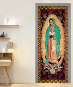 our lady of guadalupe door cover 4523