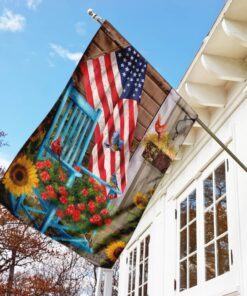 our usa is beautiful flag 1018