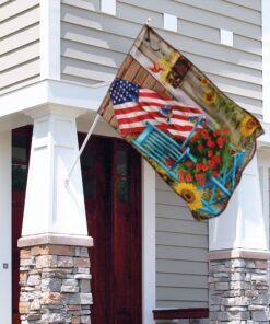 our usa is beautiful flag 1265