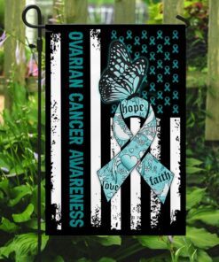 ovarian cancer awareness flag mbh90f 7473