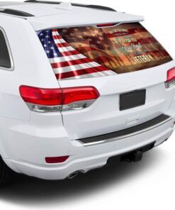 owe to god and veteran rear window decal mlh1665cd 7366