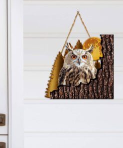 Owl Forest Custom Wooden Sign ANT186WD