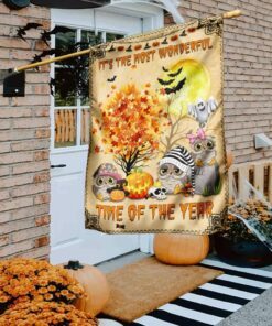 Owl Halloween Flag
