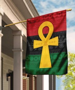 Pan African Ankh Flag
