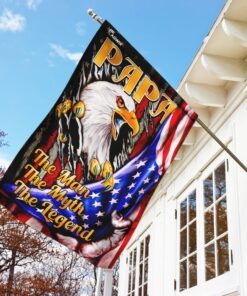 papa the man, the myth, the legend eagle flag 3397