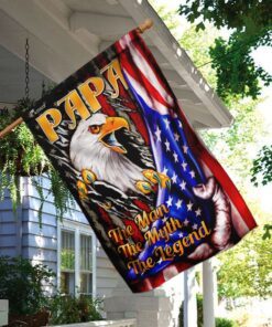 papa the man, the myth, the legend eagle flag 5169