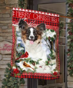 papillon flag merry christmas pn503fv3 8760