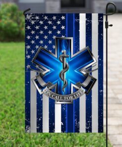 paramedic, call on for life flag 4851