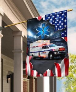 Paramedics Ambulance Flag