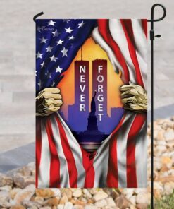 patriot day. 911 never forget american flag 5842