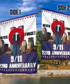 patriot day 911 never forget 22nd anniversary flag mln1547f 8324
