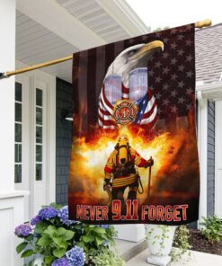 Patriot Day Flag Never Forget 911 Flag QTR252F