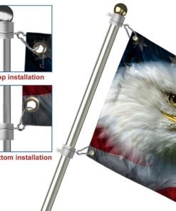 patriot eagle grommet flag lha1996gf 6459