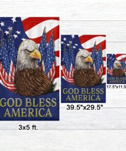 patriot eagle independence day god bless america flag mln1342f 5201