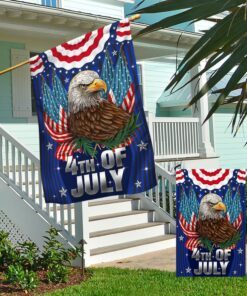 patriot eagle independence day happy fourth of july flag mln1424f 1852