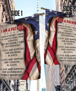 patriot flag i am a patriot mlh1918f 8385