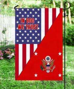 patriot flag in god we trust american flag qtr74f 2479