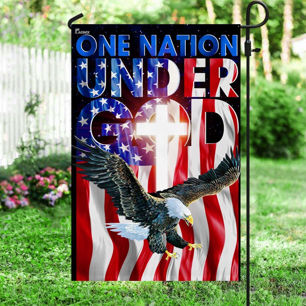Patriot Flag One Nation Under God American Eagle Flag TRN1440F - Image 4