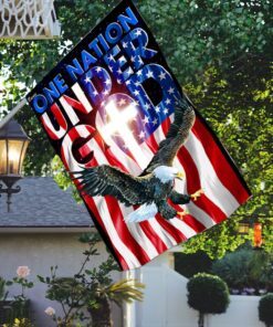 patriot flag one nation under god american eagle flag trn1440f 2294