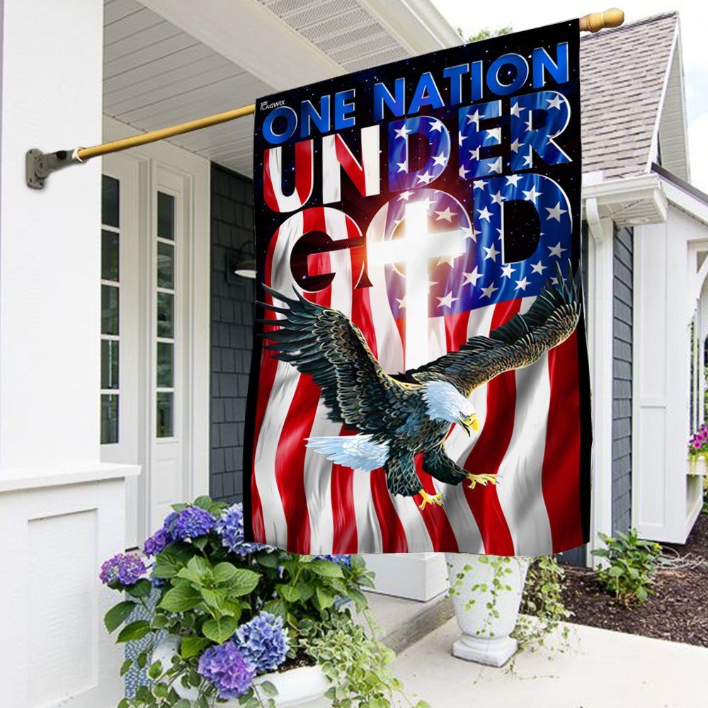 Patriot Flag One Nation Under God American Eagle Flag TRN1440F