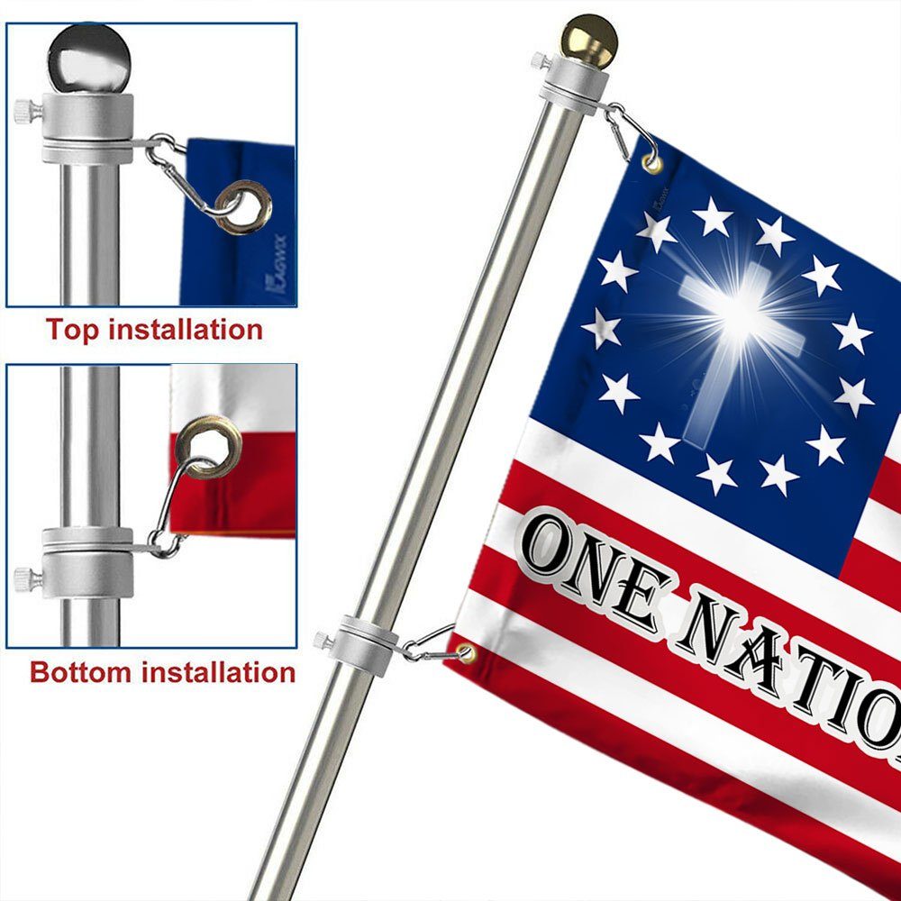 Patriot Flag One Nation Under God American Grommet Flag TRL1619GF - Image 6