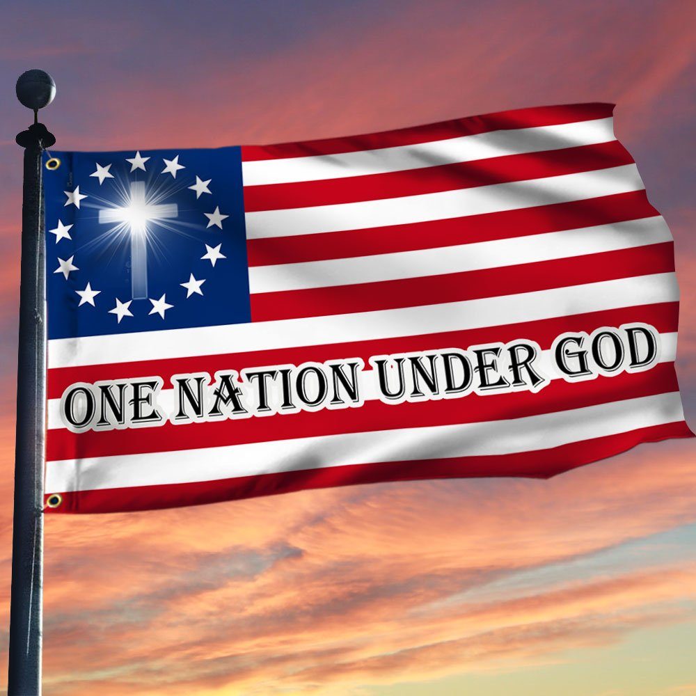 Patriot Flag One Nation Under God American Grommet Flag TRL1619GF
