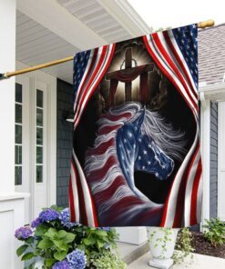 Patriot Horse & The Cross Flag DDH3284F